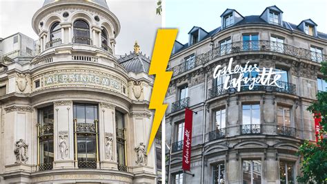 Le Printemps et les Galeries Lafayette: la battle des grands.